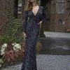 Primavera Couture - 3171 Geometric Sequined Long Sleeve Gown 2 Primavera Couture - 3171 Geometric Sequined Long Sleeve Gown