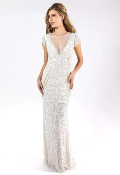 Primavera Couture - 3190 Bead Embellished Fitted Evening Gown 11 Primavera Couture - 3190 Bead Embellished Fitted Evening Gown