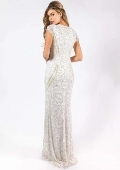 Primavera Couture - 3190 Bead Embellished Fitted Evening Gown 12 Primavera Couture - 3190 Bead Embellished Fitted Evening Gown