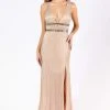 Formal Gowns Primavera Couture - 3225 Fully Sequined Plunging V Neck Gown