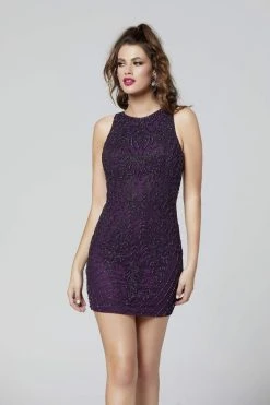 Primavera Couture - 3306 Sleeveless Scoop Neck Beaded Cocktail Dress 15 Primavera Couture - 3306 Sleeveless Scoop Neck Beaded Cocktail Dress