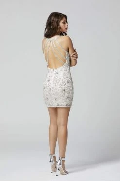 Primavera Couture - 3334 Embellished Halter Neck Sheath Dress 9 Primavera Couture - 3334 Embellished Halter Neck Sheath Dress