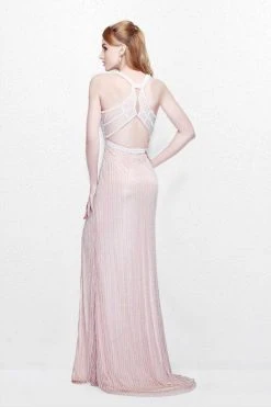 Primavera Couture - Long Fitted Halter Dress 1816