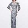 Primavera Couture - Long Fitted Sequined Dress 1749 Formal Gowns 2 Primavera Couture - Long Fitted Sequined Dress 1749 Formal Gowns