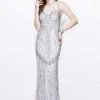 Formal Gowns Primavera Couture - Multi-Color Sequined Sleeveless Long Dress 1872