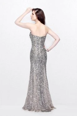 Primavera Couture - Statuesque Sequined Strapless Sweetheart Sheath Gown 1838 7 Primavera Couture - Statuesque Sequined Strapless Sweetheart Sheath Gown 1838