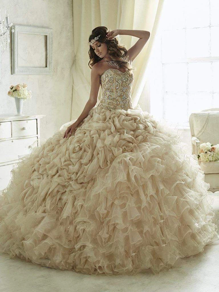 Plus Size Dresses Quinceanera Collection - 26816 Beaded Strapless Tulle Ballgown 6 Plus Size Dresses Quinceanera Collection - 26816 Beaded Strapless Tulle Ballgown