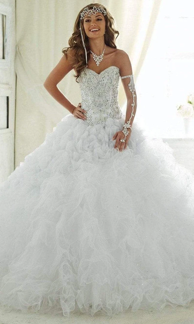 Plus Size Dresses Quinceanera Collection - 26816 Beaded Strapless Tulle Ballgown 5 Plus Size Dresses Quinceanera Collection - 26816 Beaded Strapless Tulle Ballgown