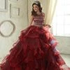 Quinceanera Collection - 26841 Three Piece Beaded Ruffled Ballgown 1 Quinceanera Collection - 26841 Three Piece Beaded Ruffled Ballgown