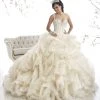 Plus Size Dresses Quinceanera Collection - 26868 Beaded Lace Sweetheart Ballgown