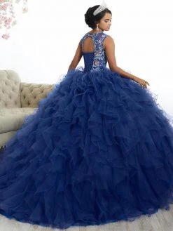 Quinceanera Collection - 26883 Embroidered Ruffled Ballgown 6 Quinceanera Collection - 26883 Embroidered Ruffled Ballgown