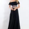 Rachel Allan - 6010 Two-Piece Off Shoulder Floral Chiffon Dress Formal Gowns 2 Rachel Allan - 6010 Two-Piece Off Shoulder Floral Chiffon Dress Formal Gowns