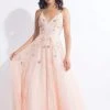 Formal Gowns Rachel Allan - 6012 Floral Ornate Lace A-Line Gown 2 Formal Gowns Rachel Allan - 6012 Floral Ornate Lace A-Line Gown