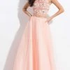 Rachel Allan - 6036 Two Piece Square A-line Dress Formal Gowns 2 Rachel Allan - 6036 Two Piece Square A-line Dress Formal Gowns
