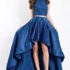 Formal Gowns Rachel Allan - 6077 Two Piece Embellished High Low Dress 1 Formal Gowns Rachel Allan - 6077 Two Piece Embellished High Low Dress