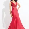 Rachel Allan - 6102 Two Piece Plunging Trumpet Gown 1 Rachel Allan - 6102 Two Piece Plunging Trumpet Gown