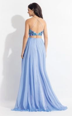 Rachel Allan - 6126 Beaded Two Piece Chiffon Gown