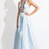Rachel Allan - 6166 Floral Mermaid Gown With A-Line Overlay Bridesmaid Dresses
