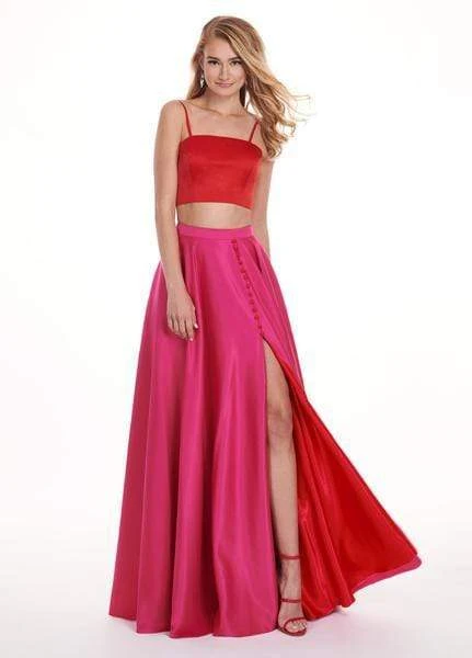 Rachel Allan - 6422 Two Piece Matte Satin A-line Dress Formal Gowns 9 Rachel Allan - 6422 Two Piece Matte Satin A-line Dress Formal Gowns