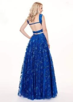 Formal Gowns Rachel Allan - 6467 Sequined Two-Piece Sweetheart Bodice Gown
