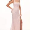 Rachel Allan - 6507 Scoop Evening Dress With Slit