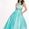 Rachel Allan - 6528 Beaded Midriff Cutout Bodice Gown Formal Gowns
