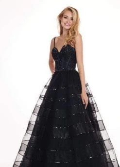 Rachel Allan - 6576 Beaded Sweetheart Corset Bodice Tulle Ballgown