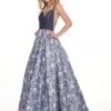 Rachel Allan - 6602 Ruched Sweetheart Floral Ballgown