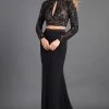 Rachel Allan Couture - 8278 Two Piece High Neck Jersey Gown 2 Rachel Allan Couture - 8278 Two Piece High Neck Jersey Gown