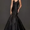 Rachel Allan Couture - 8417 Lace Appliqued Trumpet Evening Gown 1 Rachel Allan Couture - 8417 Lace Appliqued Trumpet Evening Gown