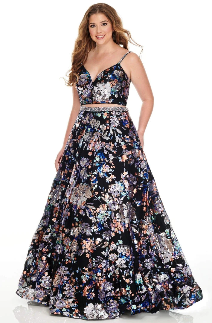 Formal Gowns Rachel Allan Curves - 7227 Two-Piece Beaded A-Line Dress 3 Formal Gowns Rachel Allan Curves - 7227 Two-Piece Beaded A-Line Dress