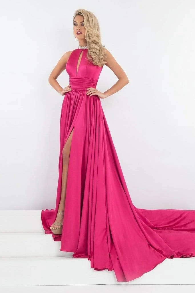 Rachel Allan Prima Donna - 5035 Plunging Cutout Bejeweled Gown Formal Gowns 3 Rachel Allan Prima Donna - 5035 Plunging Cutout Bejeweled Gown Formal Gowns
