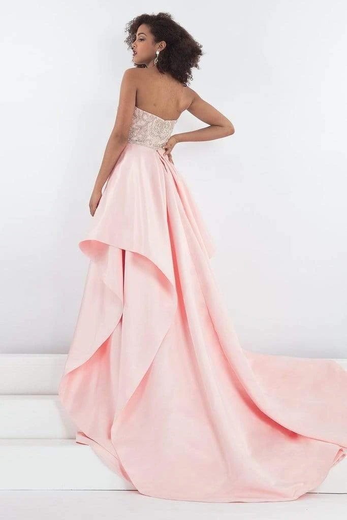 Formal Gowns Rachel Allan Prima Donna - 5036 Jeweled Strapless Gown With Overskirt 4 Formal Gowns Rachel Allan Prima Donna - 5036 Jeweled Strapless Gown With Overskirt