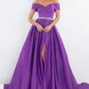 Formal Gowns Rachel Allan Prima Donna - 5047 Off-Shoulder Ballgown With Slit