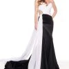 Rachel Allan Primadonna - 5083 Embellished Two Tone Trumpet Dress Formal Gowns 1 Rachel Allan Primadonna - 5083 Embellished Two Tone Trumpet Dress Formal Gowns