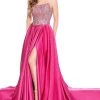 Rachel Allan Primadonna - 5087 Embellished Strapless A-line Gown Formal Gowns