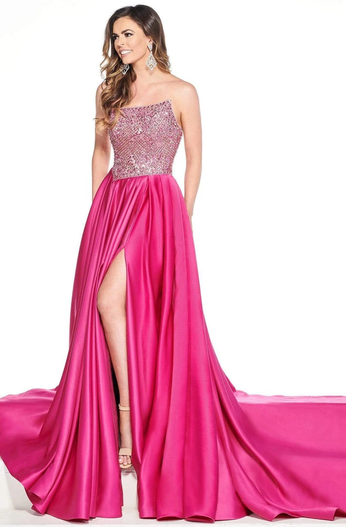 Rachel Allan Primadonna - 5087 Embellished Strapless A-line Gown Formal Gowns 3 Rachel Allan Primadonna - 5087 Embellished Strapless A-line Gown Formal Gowns