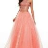 Rachel Allan Prom - 7025 Two-Piece Sequin-Ornate Tulle Gown