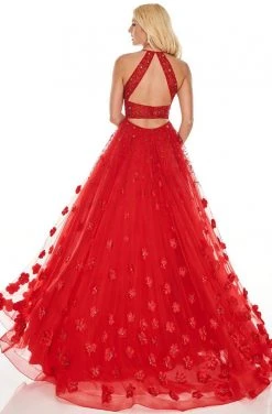 Formal Gowns Rachel Allan Prom - 7049 Scoop Embellished A-Line Dress 9 Formal Gowns Rachel Allan Prom - 7049 Scoop Embellished A-Line Dress