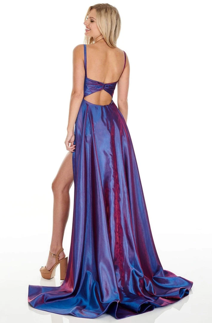 Rachel Allan Prom - 7059 Sexy V-Neck Romper A-Line Dress Formal Gowns 4 Rachel Allan Prom - 7059 Sexy V-Neck Romper A-Line Dress Formal Gowns
