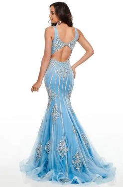 Rachel Allan Prom - 7103 Beaded V-Neck Mermaid Dress