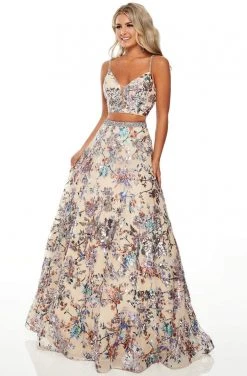 Formal Gowns Rachel Allan Prom - 7127 Sweetheart Embellished A-Line Dress