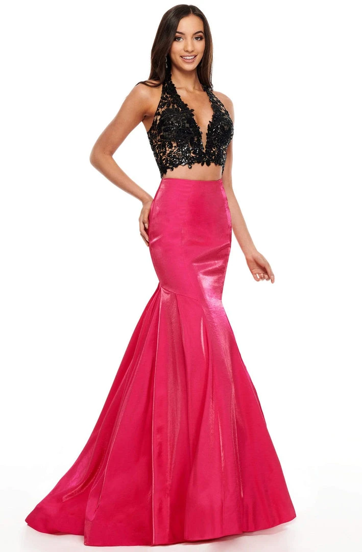 Formal Gowns Rachel Allan Prom - 7151 Two Piece Lace Satin Mermaid Dress 3 Formal Gowns Rachel Allan Prom - 7151 Two Piece Lace Satin Mermaid Dress