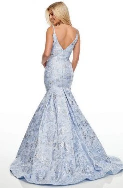 Rachel Allan Prom - 7158 Sweetheart Metallic Trumpet Dress Formal Gowns 9 Rachel Allan Prom - 7158 Sweetheart Metallic Trumpet Dress Formal Gowns