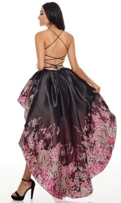 Rachel Allan Prom - 7168 Sweetheart Lace-Up High-Low A-Line Dress Formal Gowns 6 Rachel Allan Prom - 7168 Sweetheart Lace-Up High-Low A-Line Dress Formal Gowns