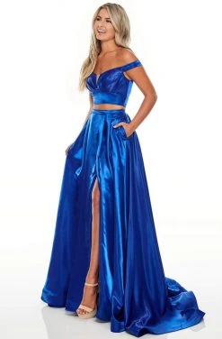 Rachel Allan Prom - 7185 Two Piece Off-Shoulder A-Line Gown 13 Rachel Allan Prom - 7185 Two Piece Off-Shoulder A-Line Gown