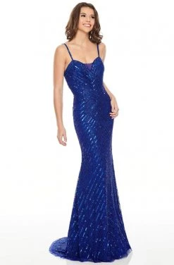 Rachel Allan Prom - 7188 Sweetheart Sequined Trumpet Dress