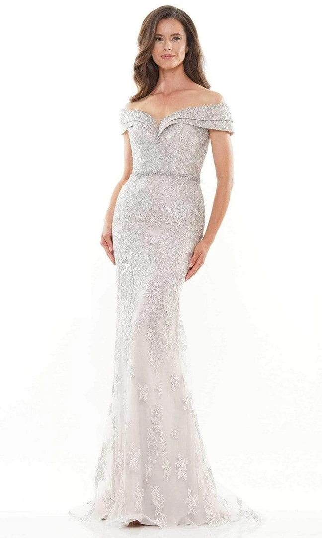 Rina Di Montella - Lace Mermaid Evening Gown RD2737 - 1 Pc Light Mauve In Size 10 Available 3 Rina Di Montella - Lace Mermaid Evening Gown RD2737 - 1 Pc Light Mauve In Size 10 Available