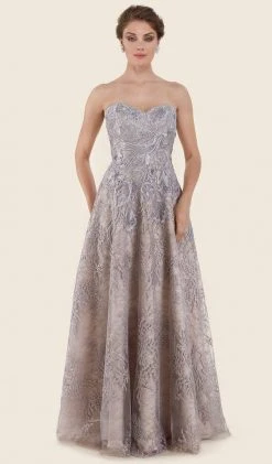 Formal Gowns Rina Di Montella - RD2618 Strapless Lace Sweetheart Ballgown