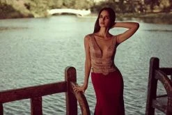 Formal Gowns Saboroma - 99952 Sleeveless Bateau Trumpet Dress 13 Formal Gowns Saboroma - 99952 Sleeveless Bateau Trumpet Dress